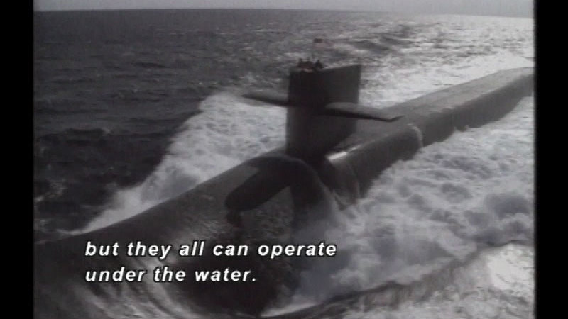 Still image from The Big Submarine