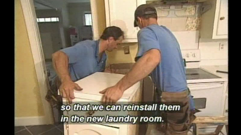 Still image from Kitchen/Laundry Remodel