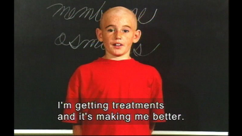 Still image from Learning About Cancer: Tommy's Story