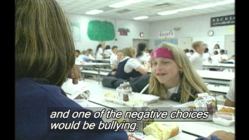 Still image from Defending Yourself: Bullying, Teasing, & Put-Downs