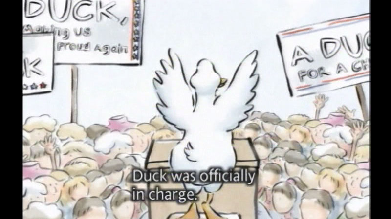 Still image from Duck For President