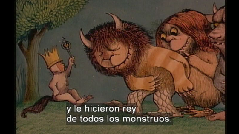 Still image from Where The Wild Things Are (Spanish)