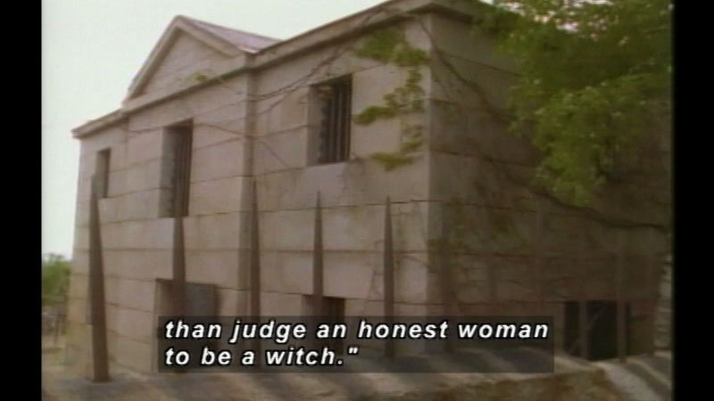 Still image from Salem Witch Trials