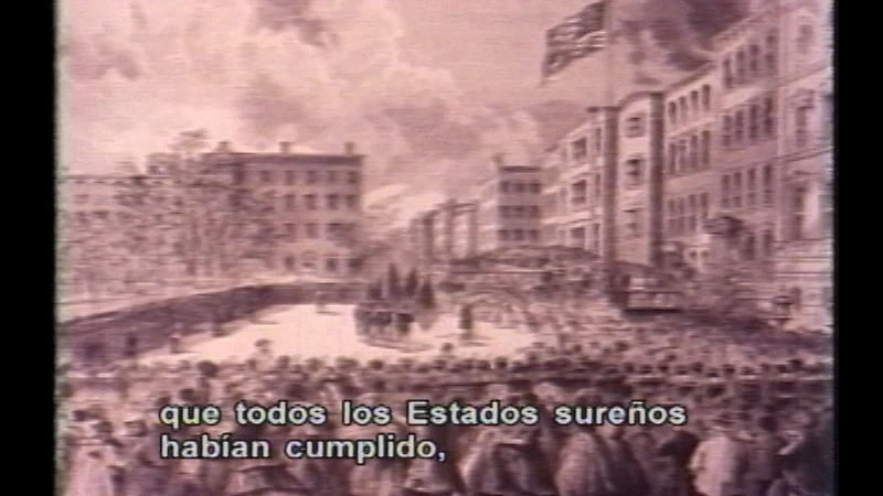 Still image from The Divided House - The Second American Revolution (Spanish)