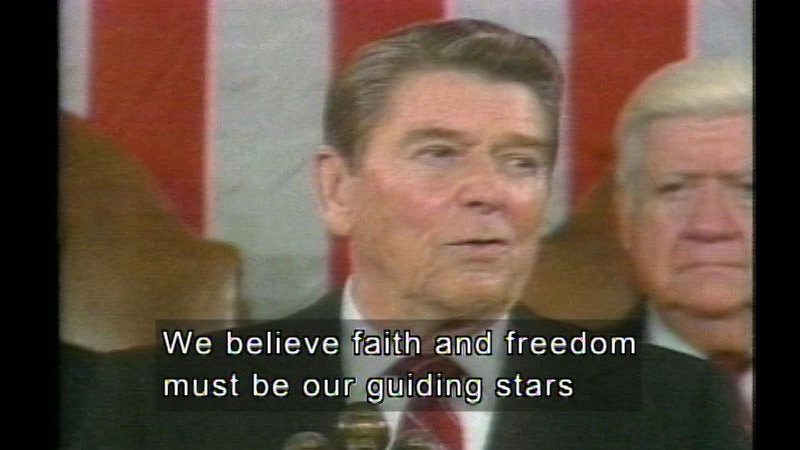 Still image from Carter, Reagan, & G.H. Bush