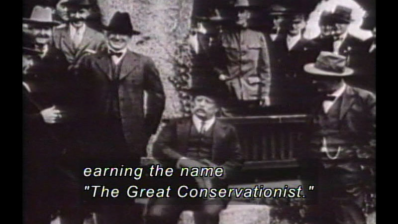 Still image from Cleveland, McKinley, & Theodore Roosevelt