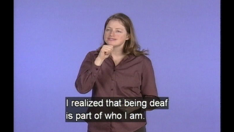 Still image from Behind The Scenes In The Amazon: Christy Smith, The Deaf "Survivor" (Tells) Signs All!