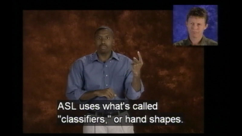 Still image from Educational Interpreting Series, Program #1l: Science and Drama in Motion