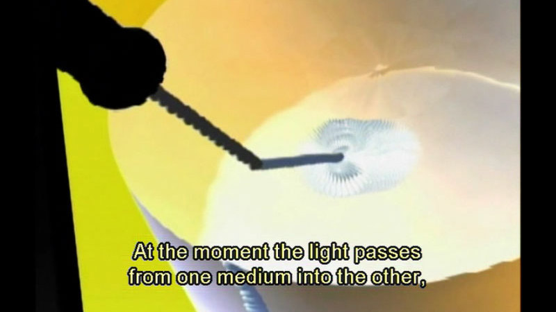 Still image from Geometric Optics: Refraction