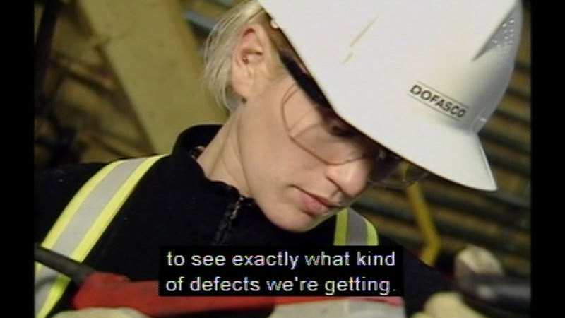 Still image from Career Options For Women: Steel