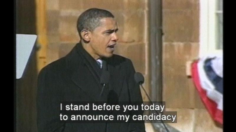 Still image from Barack Obama