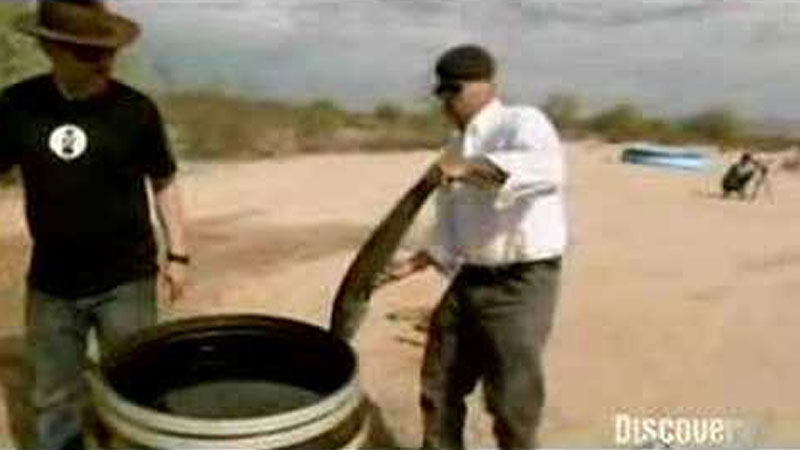 Still image from Shooting Fish In A Barrel