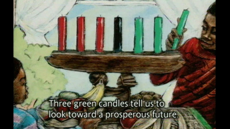 Still image from Seven Candles For Kwanzaa
