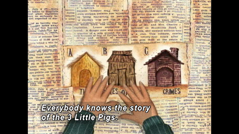 Still image from The True Story Of The 3 Little Pigs