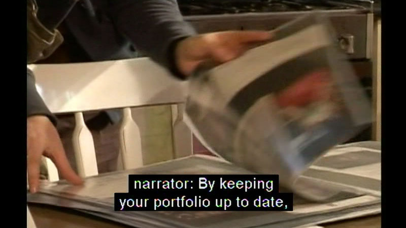 Still image from Developing A Career Portfolio
