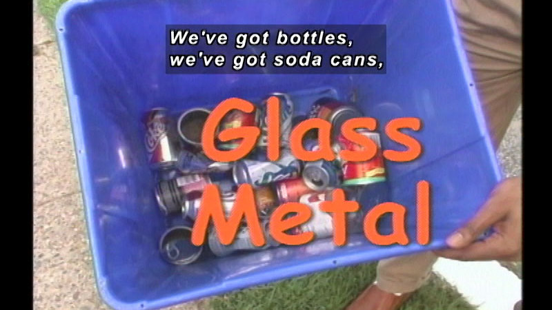 Still image from Community Helpers: Recycling Coordinator