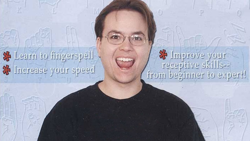 Still image from Marvin Teaches Fingerspelling III