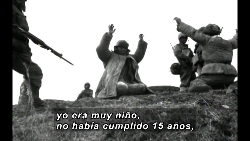 Still image from Vox Populi-War (Spanish)
