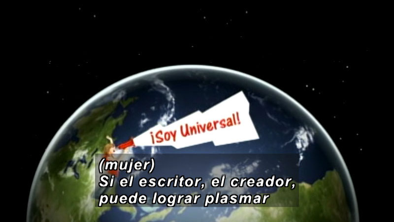 Still image from Vox Populi-Universality (Spanish)