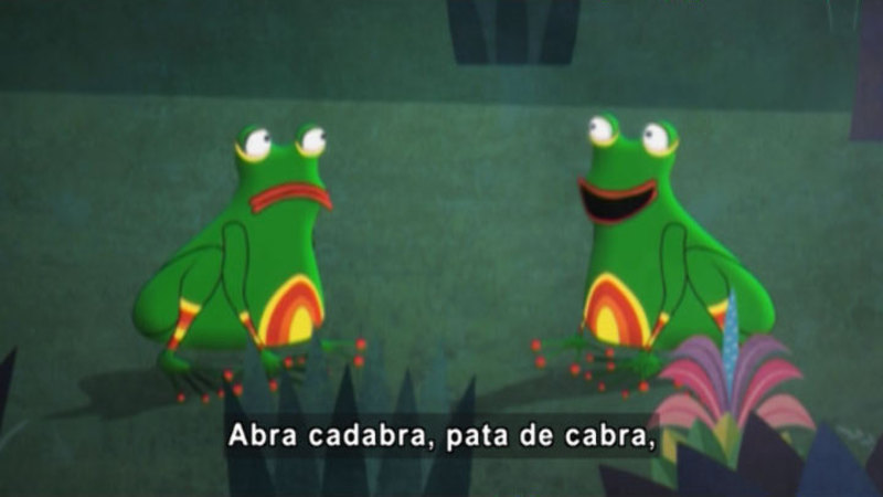 Still image from Medialuna And The Magic Nights: The Magic Toad (Spanish)