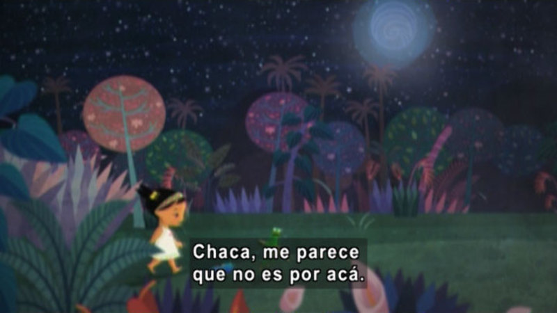 Still image from Medialuna And The Magic Nights: Full Moon Night (Spanish)