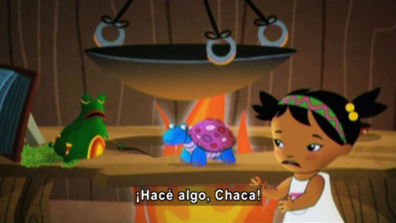 Still image from Medialuna And The Magic Nights: A Tangle Spell (Spanish)