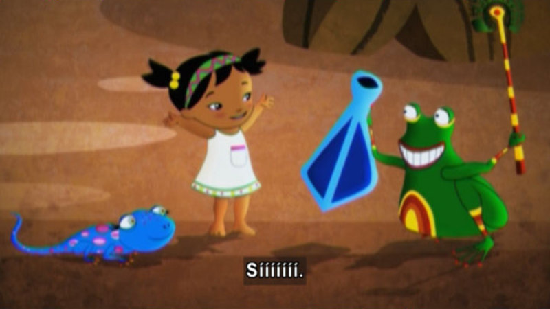 Still image from Medialuna And The Magic Nights: A Little Princess (Or Thumbelina) (Spanish)