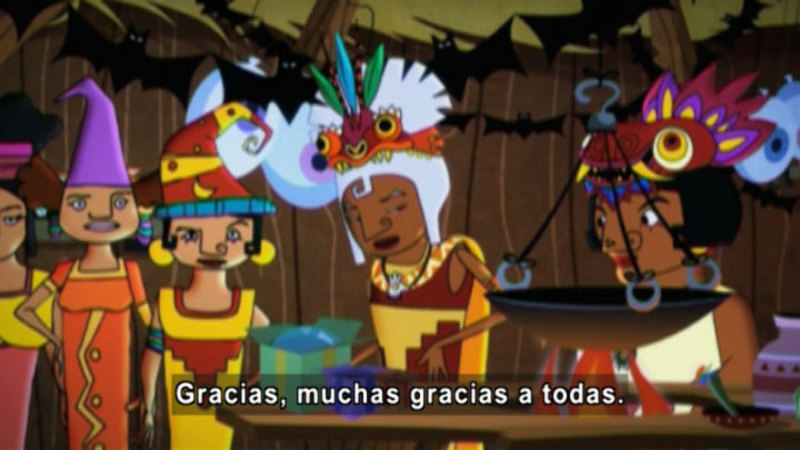 Still image from Medialuna And The Magic Nights: Gualichu, The Great Witch (Spanish)