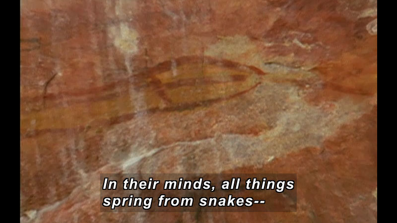 Still image from Wild Chronicles: The Rainbow Serpent And The Creation Myth