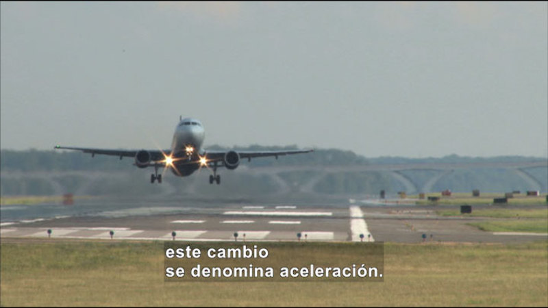 Still image from Science Video Vocab: Acceleration (Spanish)