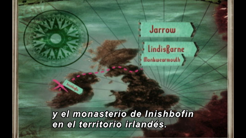 Still image from The Time Compass: Vikings And Celts (Spanish)