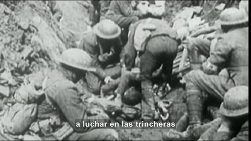 Still image from Social Studies Video Vocab: World War I (Spanish)
