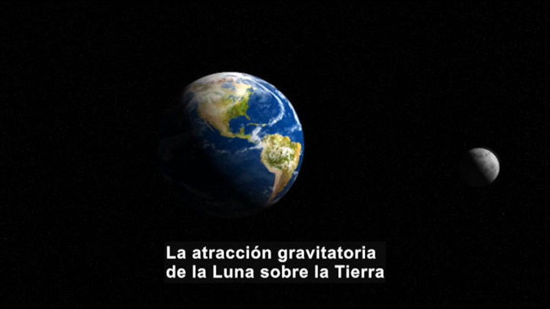 Still image from Science Video Vocab: Moon (Spanish)