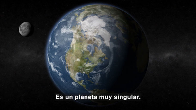 Still image from Science Video Vocab: Earth (Spanish)