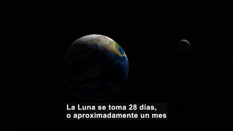 Still image from Science Video Vocab: Revolution (Spanish)