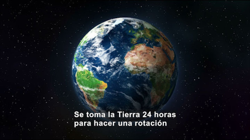 Still image from Science Video Vocab: Rotation (Spanish)