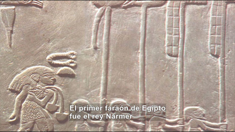 Still image from Social Studies Video Vocab: Pharaoh (Spanish)