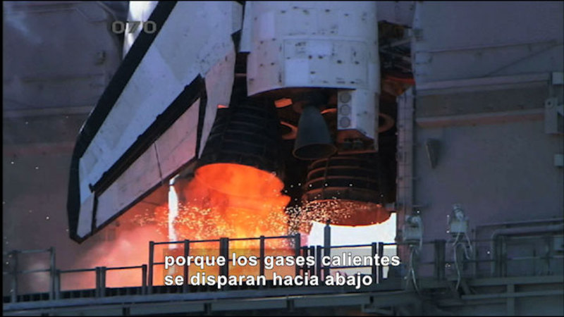 Still image from Science Video Vocab: Newton's 3rd Law (Spanish)