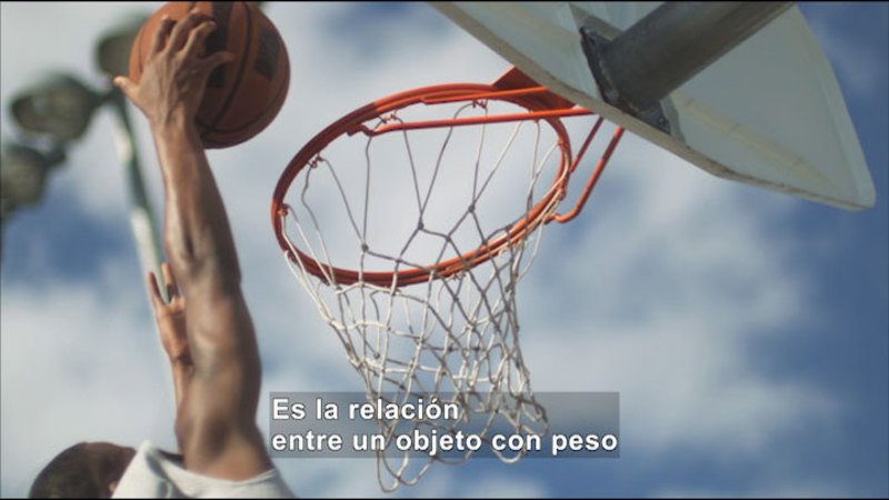Still image from Science Video Vocab: Dynamics (Spanish)