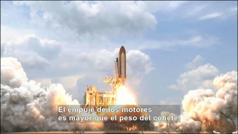 Still image from Science Video Vocab: Balanced Force (Spanish)