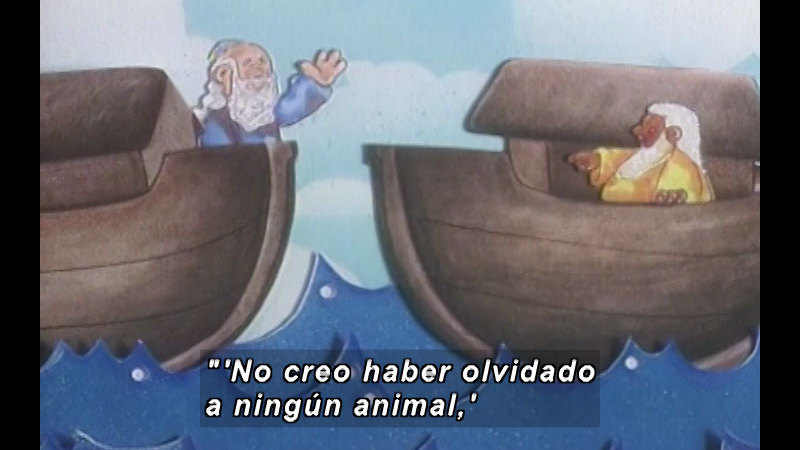 Still image from Kool Books: He Was Not The Only Noah (Spanish)