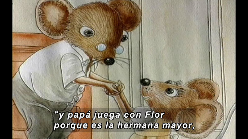 Still image from Kool Books: Juliet, Be Still! (Spanish)