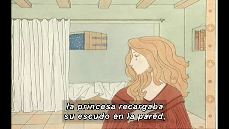 Still image from Kool Books: Between The Sword And The Rose (Spanish)