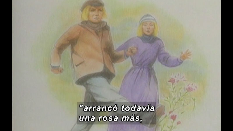 Still image from Kool Books: The Snow Queen (Spanish)