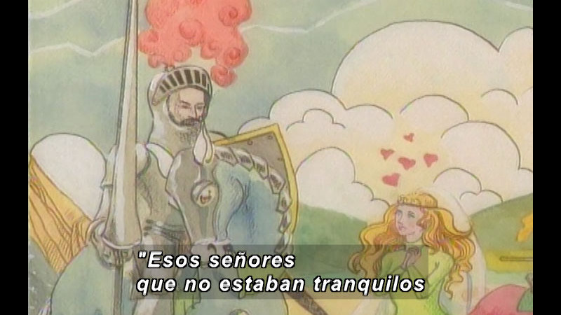 Still image from Kool Books: The World Of Don Quixote (Spanish)