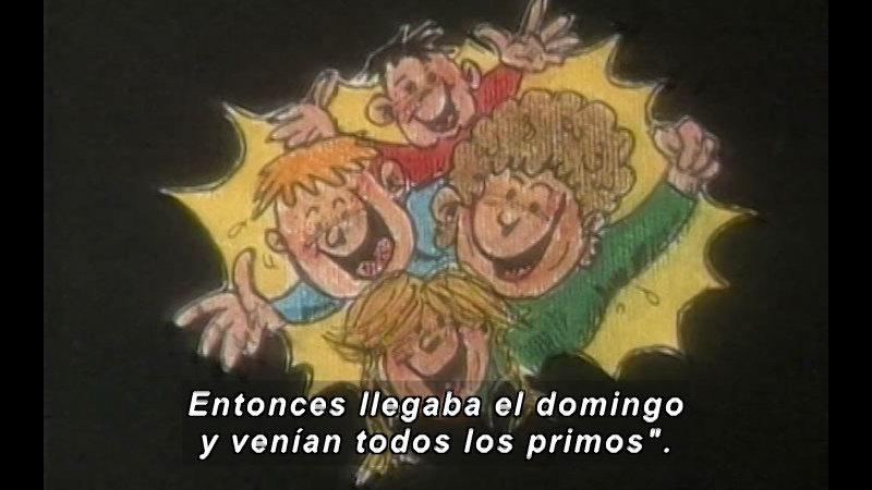 Still image from Kool Books: Alone I Played Flying (Spanish)