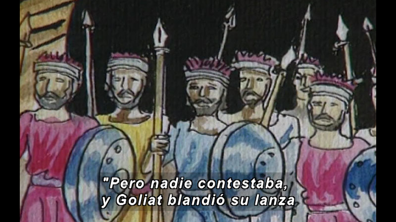Still image from Kool Books: David And Goliath (Spanish)