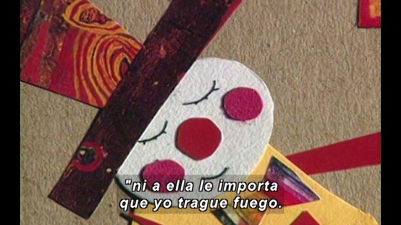 Still image from Kool Books: Tightrope (Spanish)