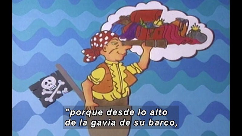 Still image from Kool Books: A Pirate Without Mercy (Spanish)