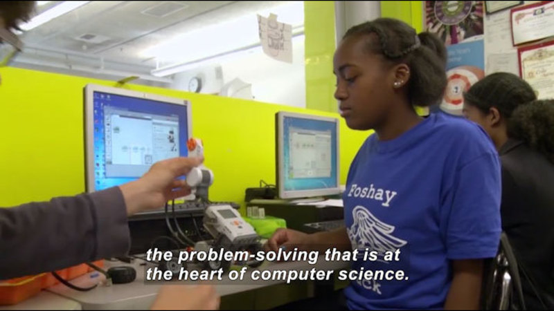 Still image from Science Nation: Education Research Team Successfully Launches Innovative Computer Science Curriculum
